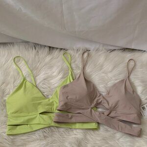 LULULEMON Still Now Sports Bra SET of 2 Sz 8